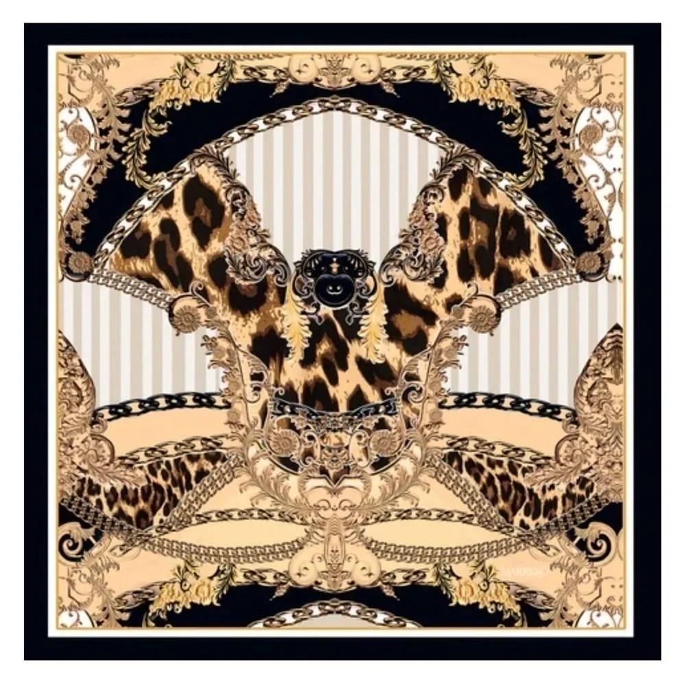 Baroque Marrero collection 100% silk scarf